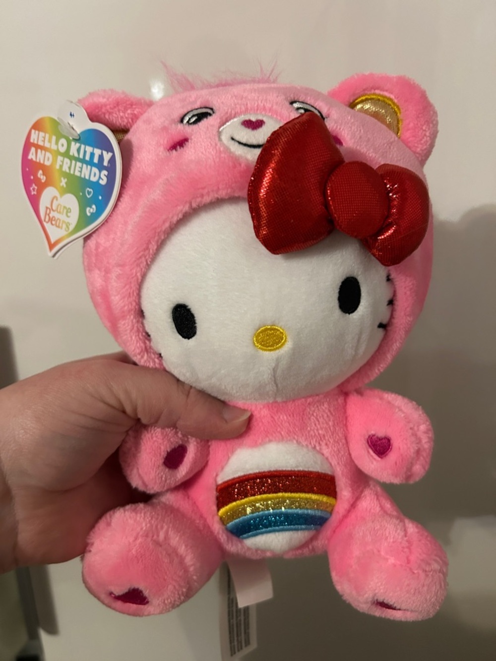 Hello Kitty/Care Bears Collab Stuffy - Picture 1 of 3